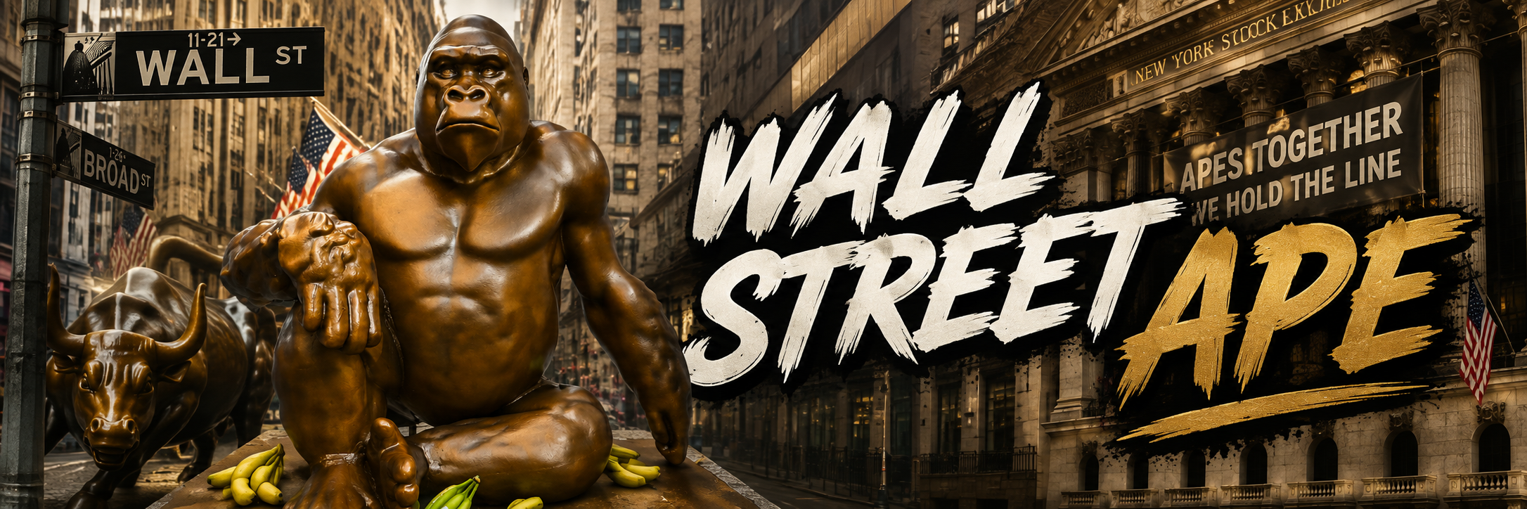 Wall Street Ape banner